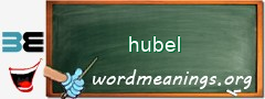 WordMeaning blackboard for hubel